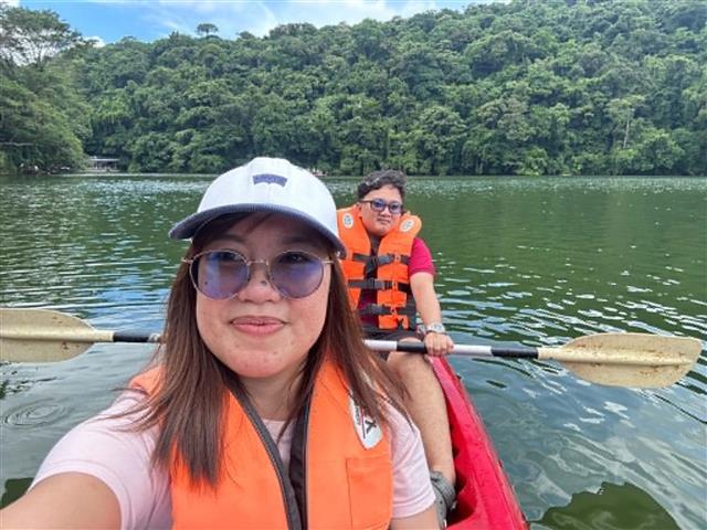 Kayaking at dawn